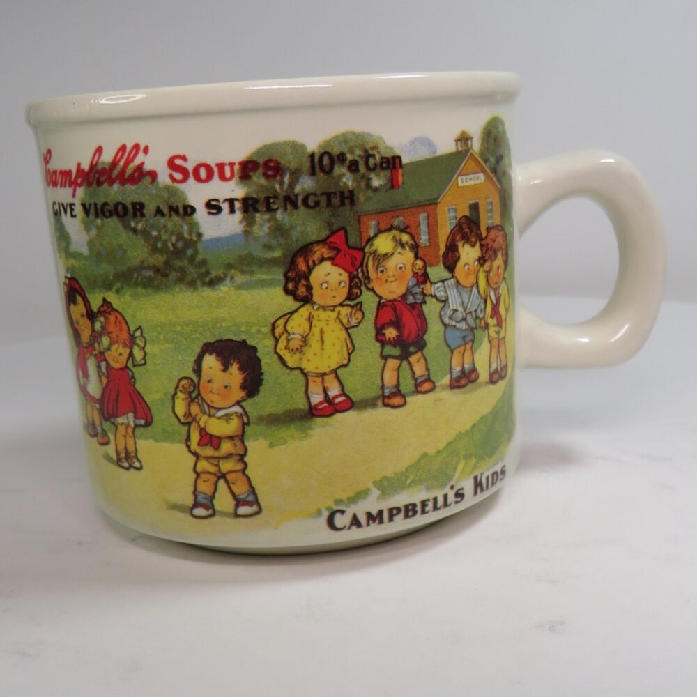 Vintage 1994 Campbell’s Soup Mug – Replica 1910 Souvenir Postcard Edition